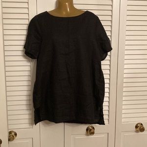 Eileen Fisher linen tunic size Medium